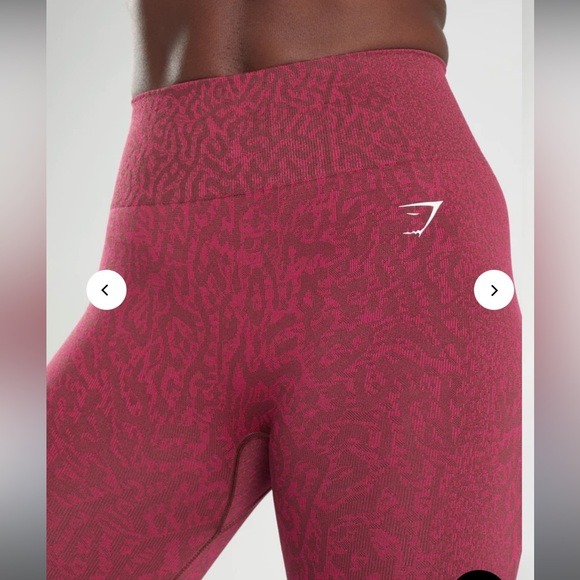 Gymshark Adapt Animal Seamless Leggings - Reef | Cherry Brown - Picture 5 of 6